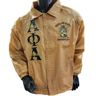 Alpha Phi Alpha Fraternity Line Jacket- Old Gold