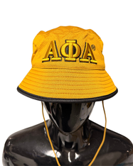 Alpha Phi Alpha Fraternity Bucket Hat-Old Gold