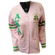 Alpha Kappa Alpha AKA Sorority Varsity Cardigan-Pink