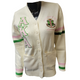 Alpha Kappa Alpha AKA Sorority Varsity Cardigan-Alabaster 