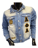 Alpha Phi Alpha Fraternity Denim Jacket-Front