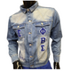 Phi Beta Sigma Fraternity Denim Jacket-Front