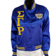 Sigma Gamma Rho Sorority Satin Jacket- Blue