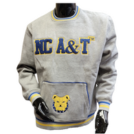 North Carolina A&T State University NCAT Crewneck-Gray