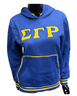 Sigma Gamma Rho Sorority Chenille Hoodie-Blue