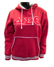 Delta Sigma Theta Sorority Chenille Hoodie-Red