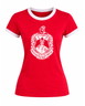 Delta Sigma Theta Sorority Flocked Ringer Tee