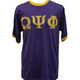 Omega Psi Phi Fraternity Ringer T-shirt-Purple