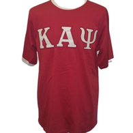 Kappa Alpha Psi Ringer T-shirt-Crimson