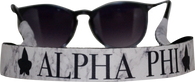 Alpha Phi Sorority Sunglass Straps- Marble