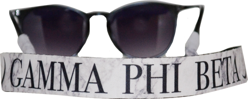 Gamma Phi Beta Sorority Sunglass Straps- Marble