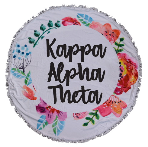 Kappa Alpha Theta Sorority Towel Blanket