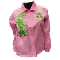 Alpha Kappa Alpha AKA Sorority Line Jacket- Salmon Pink