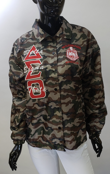 Delta Sigma Theta Camouflage Line Jacket