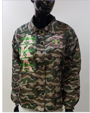 Alpha Kappa Alpha AKA Sorority Camouflage Line Jacket