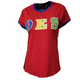 Order of the Eastern Star OES Ringer T-shirt-Red