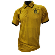 Alpha Phi Alpha Fraternity Dri-Fit Polo- Old Gold