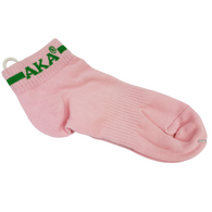Alpha Kappa Alpha AKA Footies- Pink/Green