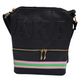 Alpha Kappa Alpha AKA Sorority Cross Body Bag- Black