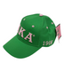 Alpha Kappa Alpha AKA Sorority Three Greek Letter Baseball Hat- Green