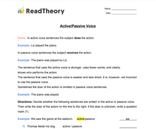 Active/Passive Voice - Active/Passive Voice