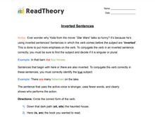 Active/Passive Voice - Inverted Sentences