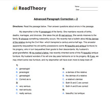 Paragraph Correction  - Advanced  - Exercise 2
