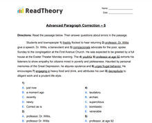 Paragraph Correction  - Advanced  - Exercise 5
