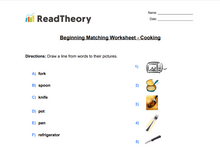 Matching - Beginner - Cooking