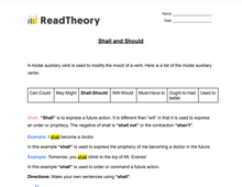 Modal Auxiliary Verbs - Shall and Should