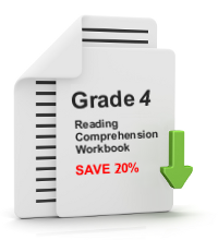 Grade 4 Reading Comprehension Workbook - All 25 lessons