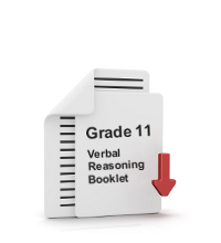 Grade 11 Verbal Reasoning Booklet