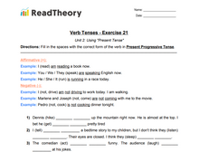 Verb Tenses - Present Tense - Exercise 21 - Present Progressive Tense