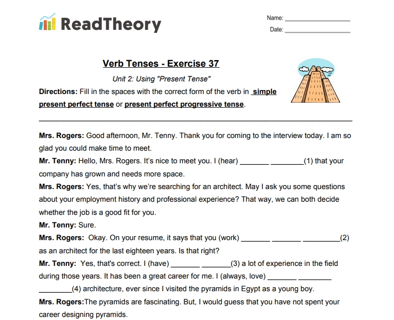 Present Perfect Tense ESL Printable Speaking Activity Cards