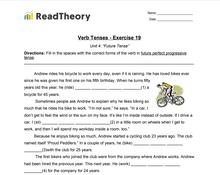 Verb Tenses - Future Tense - Exercise 19 - Review of the Future Progressive Tense