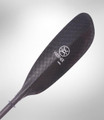 Werner Kalliste Paddle - Foam Core Carbon Touring Paddle - 2 piece, Bent shaft, 215cm