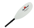 Aquabound Manta Ray 2pce Hybrid White Paddle with Snap button ferrule