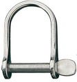 Stainless Steel D-Shackles Wide - Flat Head Pin 