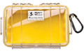 1050 MicroCase - yellow with clear lid