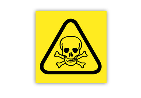 Toxic Triangle Label | Add awareness to toxic materials