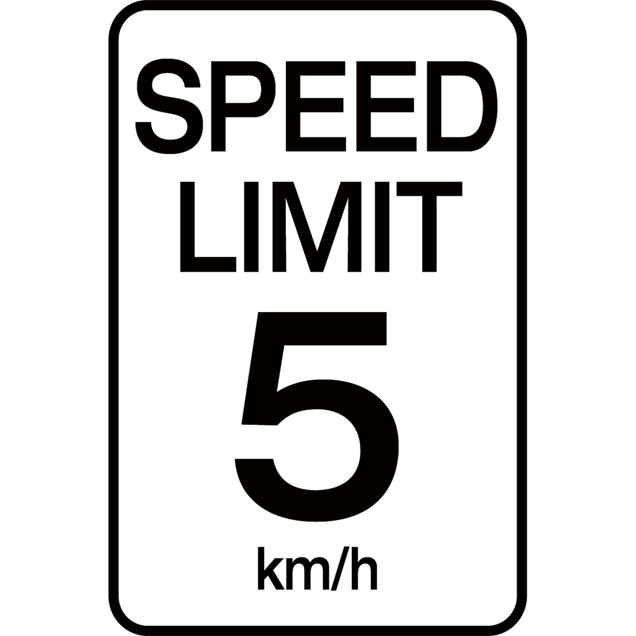 Speed Limit 5kmh Aluminum Sign Creative Safety Supply 30-kmh-speed-limit-royalty-free-vector-image-vectorstock