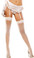 Elegant Moments Satin Garter Belt - White