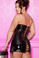 Allure Lingerie Vinyl "Discipline" Corset Dress Plus Size