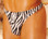 Elegant Moments Zebra Thong