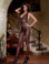 Dreamgirl Sheer Halter Bodystocking with Lace Trim and Low Back