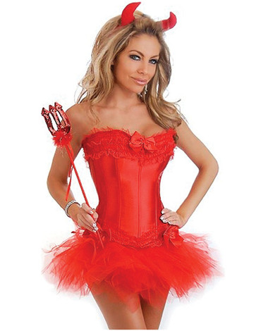 Daisy Corset 5 Pc Sexy Devil Costume