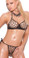 Elegant Moments 2Pc Set Leather Bra and G-String
