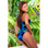 Starwear USA Brizzo Moderate One Piece Swimsuit - Electric Swirl