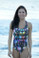 Starwear USA Vega Sleek Race Back One Piece Swimsuit - Fish Skeleton