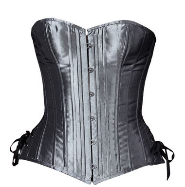 Timeless Trends Silver Iridescent Overbust 